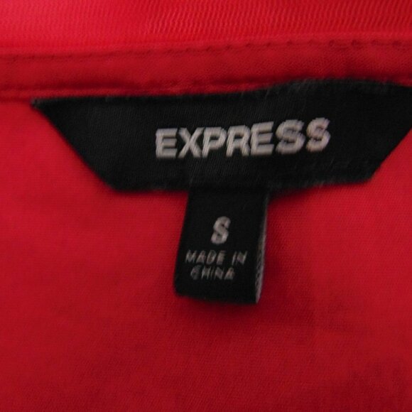 EXPRESS Pink Sleeveless Ruffle Blouse Size S - Picture 6 of 7